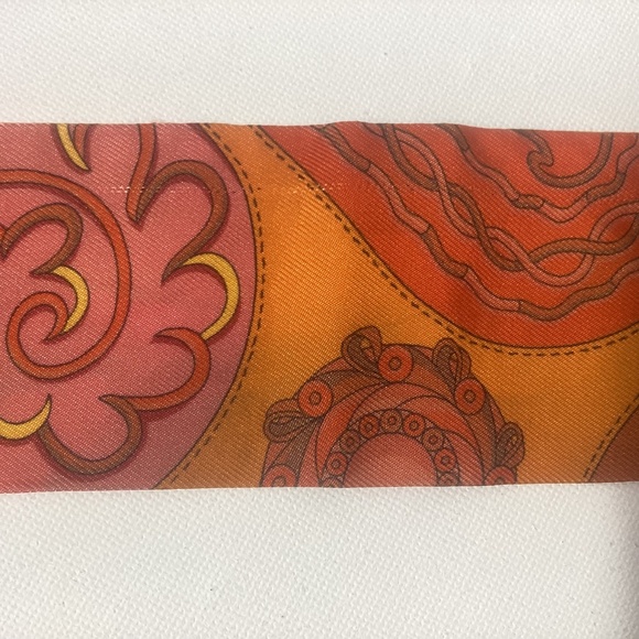 Authentic Hermes Silk Twilly Scarf with Box - Picture 7 of 7